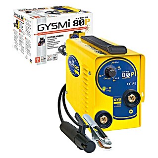 Gys Elektrodenschweißgerät GYSMI 80P (Schweißstrom: 10 - 80 A, Elektrodenstärke: 1,6 mm - 2,5 mm)