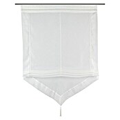 Raffrollo mit Blende (60 x 140 cm, 100 % Polyester, Weiß)
