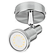 Led-plafondstraler (3 W, Lengte: 80 mm, Warm wit, Nikkel mat)