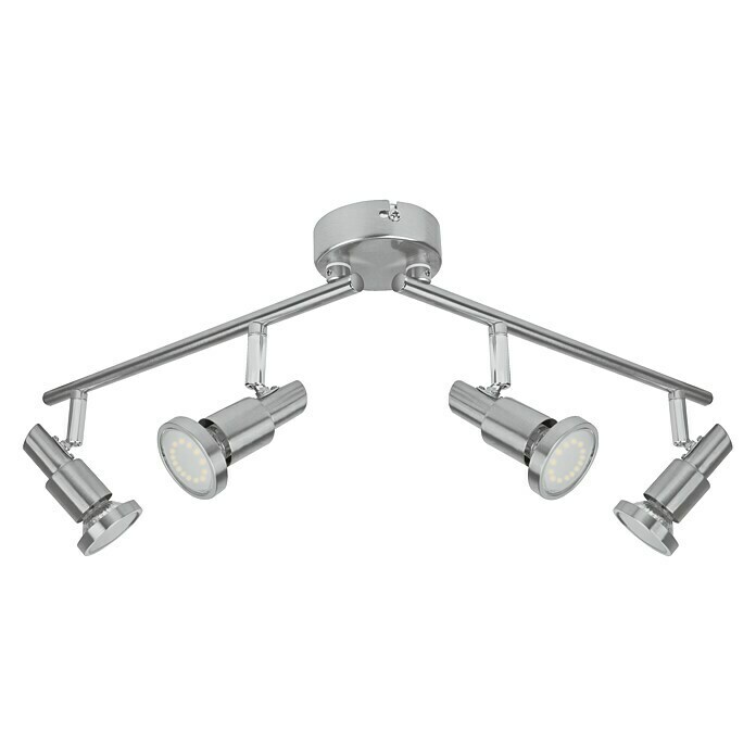 Ledvance LED-Deckenstrahler12 W, L x B x H: 675 x 80 x 155 mm, Nickel matt, Warmweiß, 4 Stk. Unknown