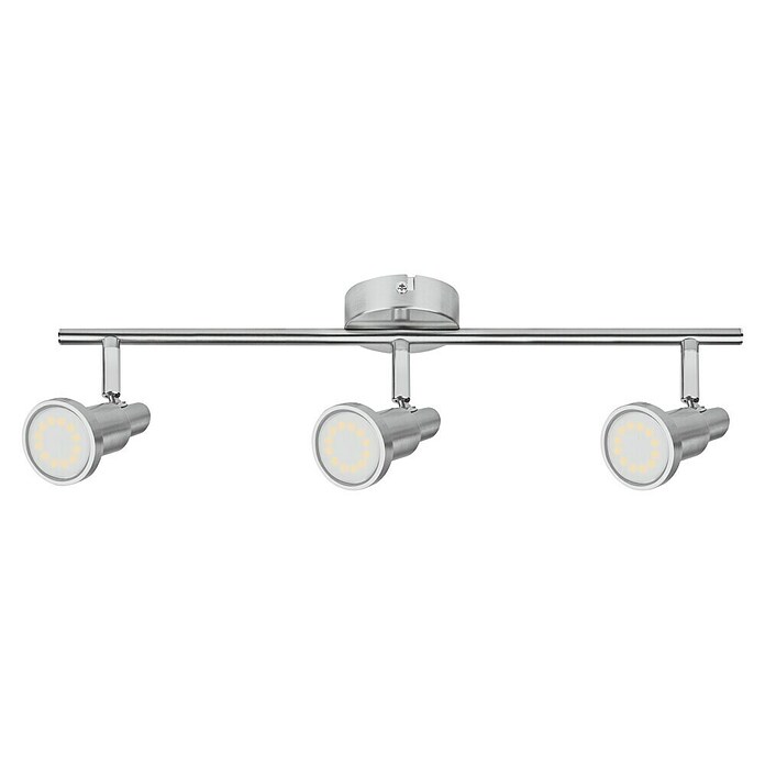 LED-Deckenstrahler (3 x 3 W, Länge: 465 mm, Warmweiß, Nickel matt)