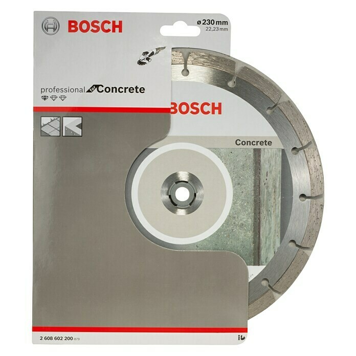 Bosch Professional Diamant-Trennscheibe Standard Concrete (Durchmesser Scheibe: 230 mm, Geeignet für: Beton)