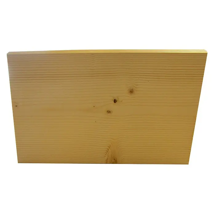 Seitenteil für Blumenkästen - 1 Stk., Fichte/Tanne - Helles Holzbrett mit sichtbarer Maserung. Ideal für Möbelbau oder als dekoratives Element im Innenbereich geeignet.