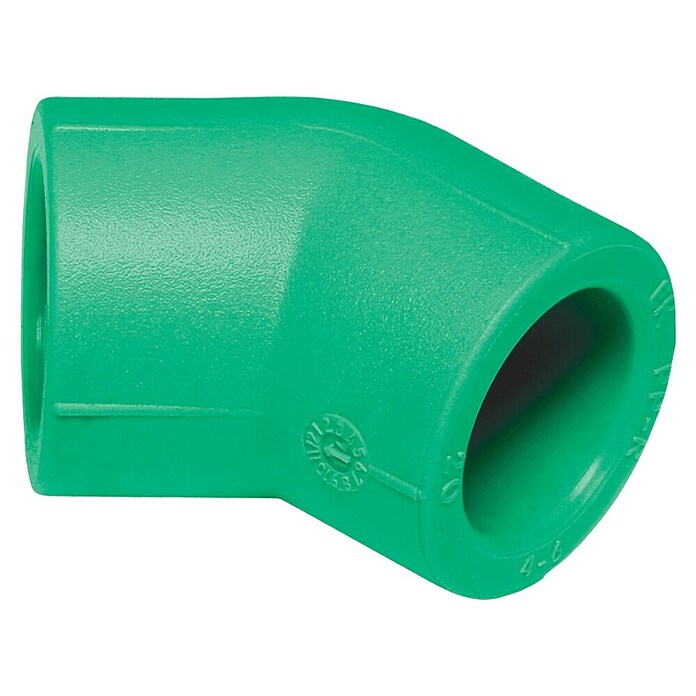 Vtični prehodni kot  (Premer: 20 mm, Kot: 45 °) | 4052 - Wasserleitungssystem PPR | DCDC - Wasserleitungssysteme | DCD - Sanitärinstallation | DC - Sanitärinstallation | D - Sanitär | BAUHAUS
