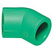 Vtični prehodni kot  (Premer: 20 mm, Kot: 45 °) | 4052 - Wasserleitungssystem PPR | DCDC - Wasserleitungssysteme | DCD - Sanitärinstallation | DC - Sanitärinstallation | D - Sanitär | BAUHAUS