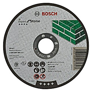 Bosch Professional Trennscheibe Expert for Stone (Durchmesser Scheibe: 125 mm, Geeignet für: Stein)