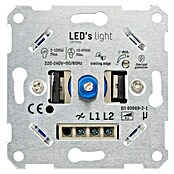 LED-Dimmer (Silber/blau, Aluminium, Unterputz) | BAUHAUS