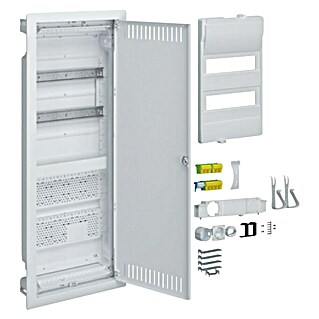 Hager Unterputz-Verteiler Hybrid VU602NWH (Anzahl Reihen: 5 Stk., 34,8 x 88,05 cm, Reinweiß)