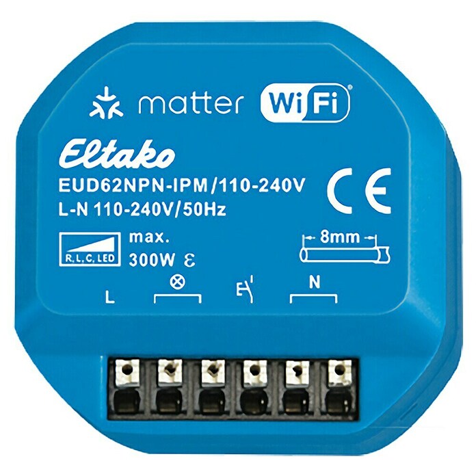 Eltako Dimmer Universal-Dimmaktor EUD62NPN-IPM/110-240V (Blau, Unterputz) | BAUHAUS