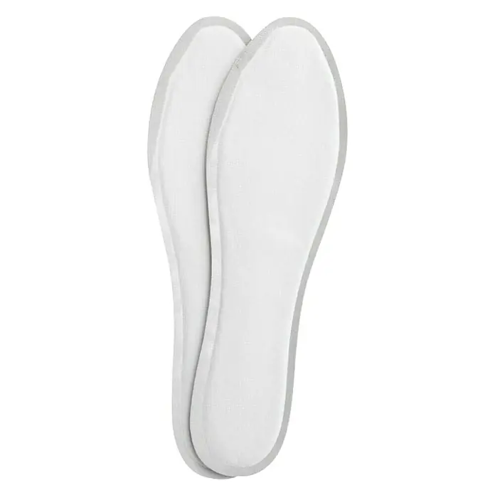 Sohlenwärmer - Schuhgröße 40-42 - Ein Paar weiße Schuheinlagen für zusätzlichen Komfort und Halt in Ihren Schuhen, ideal für den täglichen Gebrauch.