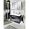 Camargue Flexilight LED-Spiegelschrank (B x H: 80 x 60 cm, Mit Beleuchtung, Spanplatte, Grafit)