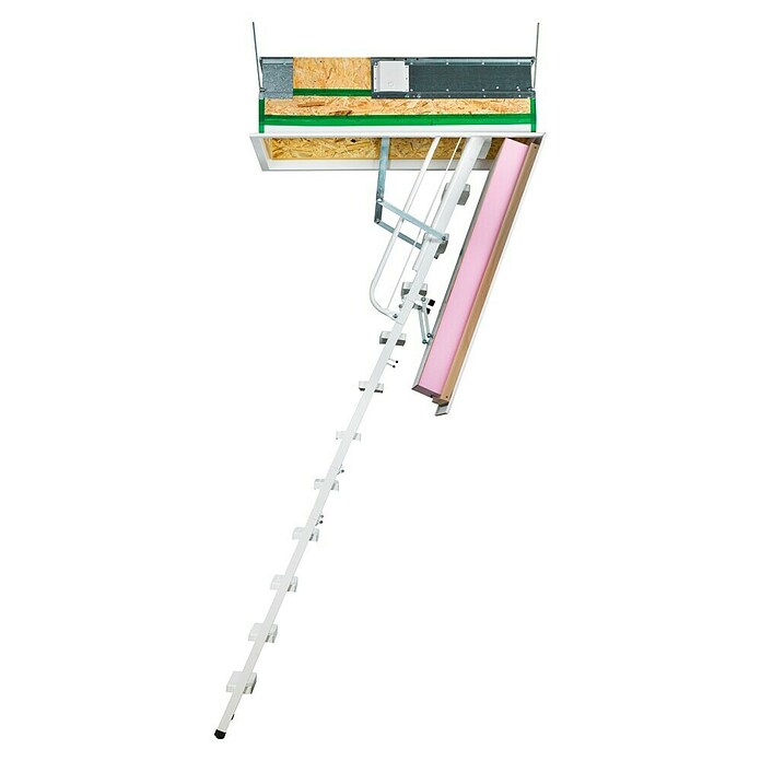 Wippro Bodentreppe Klimatec 160 Smart (130 x 70 cm, Wärmedämmung: 0,34 W/(m²K)) | BAUHAUS