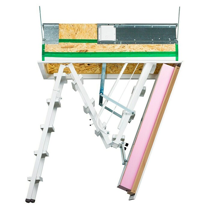 Wippro Bodentreppe Klimatec 160 Smart (130 x 70 cm, Wärmedämmung: 0,34 W/(m²K)) | BAUHAUS