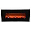 Voltomat HEATING Chimenea eléctrica de pie o mural Flat (Negro, 1.400 - 1.600 W)