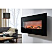 Voltomat HEATING Chimenea eléctrica de pie o mural Flat (Negro, 1.400 - 1.600 W)