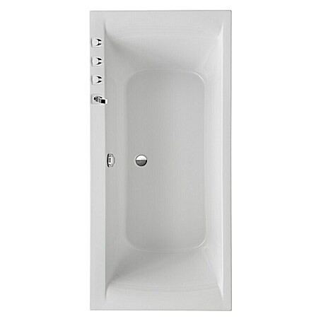 Ottofond Badewanne Palermo (190 x 80 cm, Sanitäracryl, Weiß)