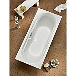 Ottofond Badewanne Bali (180 x 80 cm, Sanitäracryl, Weiß)