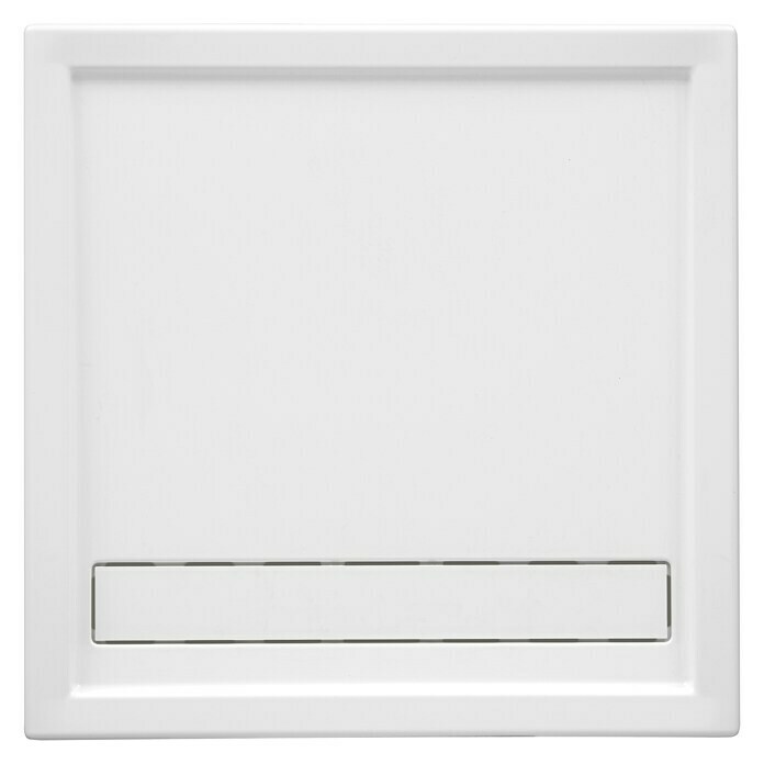 Ottofond Duschwanne Plano-Board (80 x 100 cm, Sanitäracryl, Weiß)