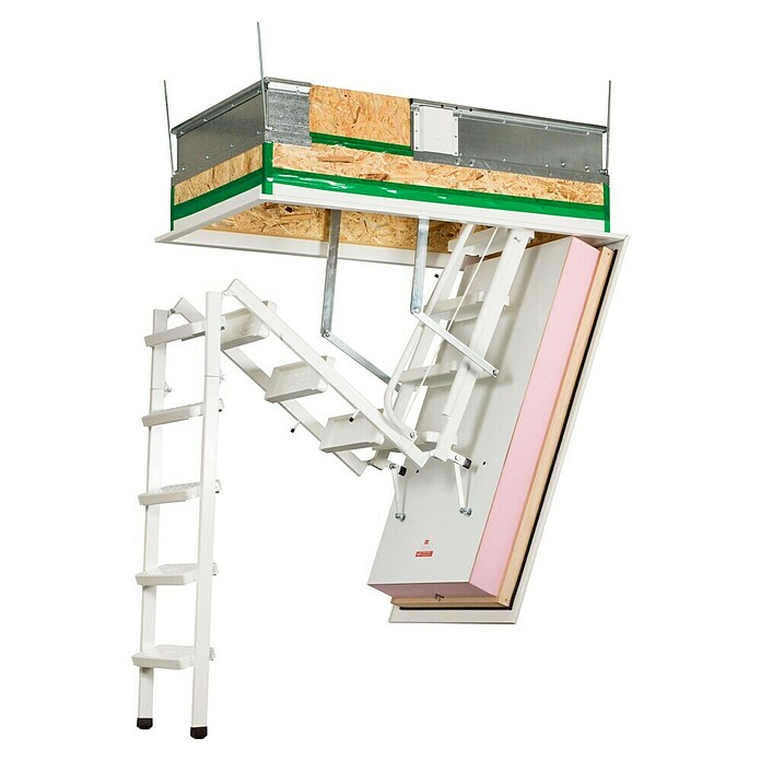 Wippro Bodentreppe Klimatec 160 Smart (120 x 70 cm, Wärmedämmung: 0,34 W/(m²K)) | BAUHAUS