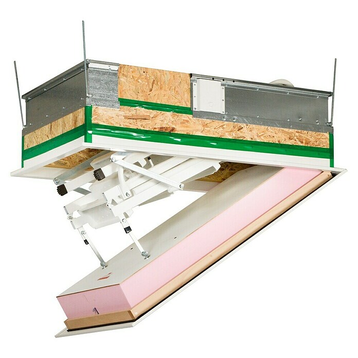 Wippro Bodentreppe Klimatec 160 Smart (130 x 70 cm, Wärmedämmung: 0,34 W/(m²K)) | BAUHAUS