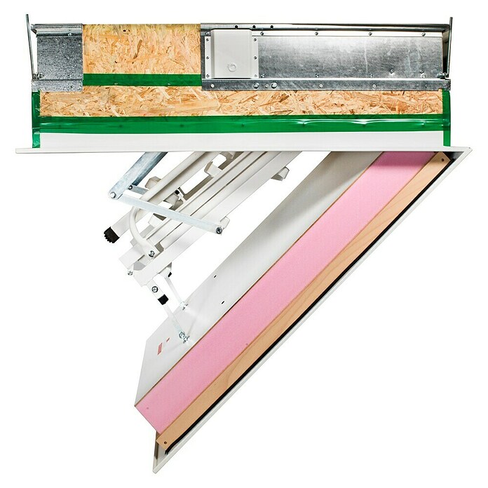 Wippro Bodentreppe Klimatec 160 Smart (120 x 60 cm, Wärmedämmung: 0,34 W/(m²K)) | BAUHAUS