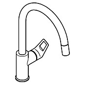 Grohe Start Loop Spültischarmatur Start Loop (Chrom, Glänzend, Höhe: 357 mm) | BAUHAUS