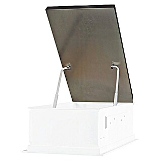 Wippro Bodentreppen-Oberdeckel ADH Eurostep (Nicht isoliert, Automatisch nach hinten öffnend, Passend für: Wippro Bodentreppe Eurostep 120 × 70 cm)