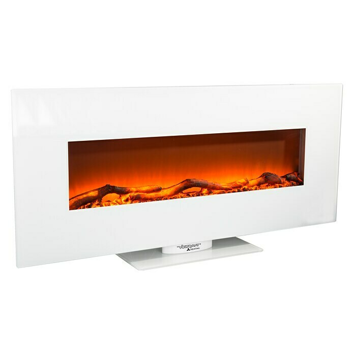 Voltomat HEATING Stand- & Wandkamin FlatWeiß, 1.600 W Left Side View