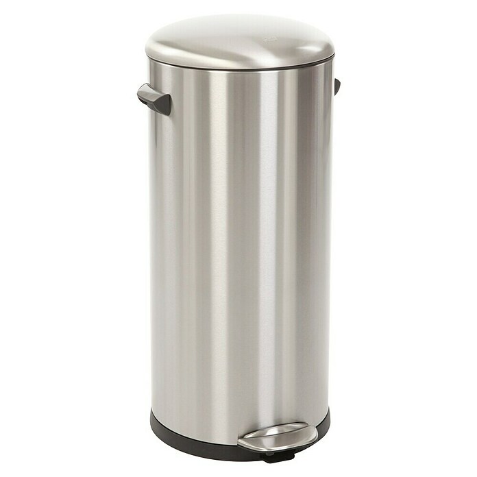 Vepa Bins Afvalbak met pedaal (30 l, Mat rvs, 29,2 x 66 cm, Metaal)