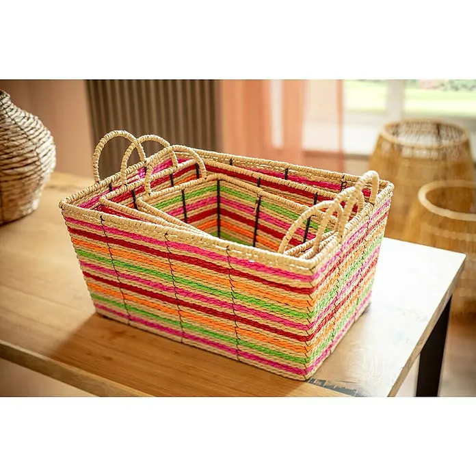 Korb - 36 x 36 x 17 cm, Bunt online kaufen bei BAUHAUS