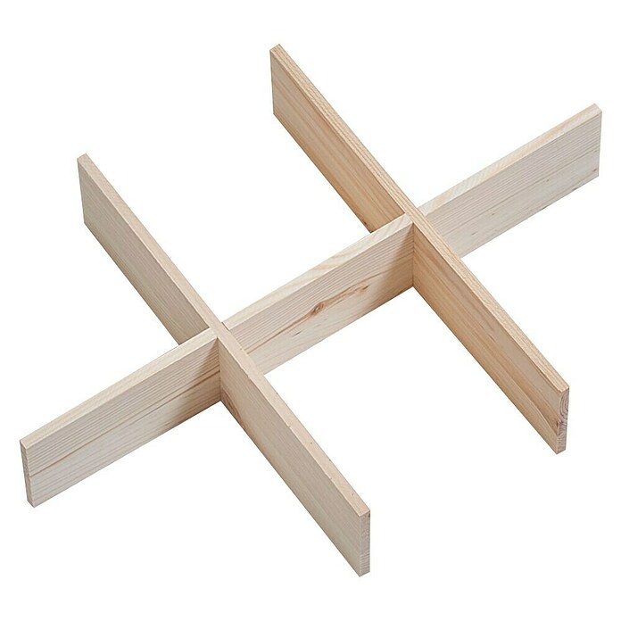Fachteiler M (Passend für: Stapelbox M, Unbehandelt)