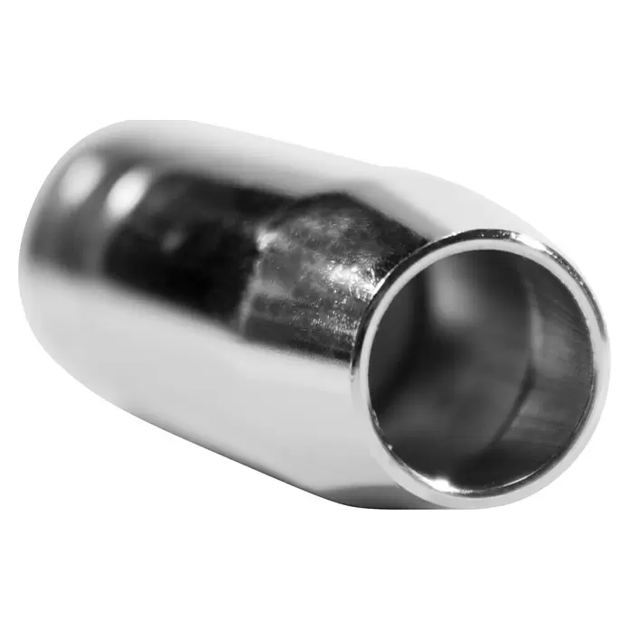 Güde Gasdüse KONISCH MB15 - L x B x H: 15 x 15 x 16 mm - Glänzendes silbernes zylindrisches Metallrohr, hohl und reflektierend.