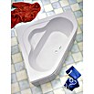 Ottofond Eckbadewanne Valletta (140 x 140 cm, Sanitäracryl, Weiß)
