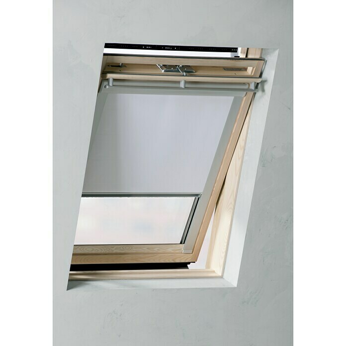 Expo Ambiente Dachfensterrollo SKY (B x H: 61,3 x 116 cm, Weiß, Verdunkelung)