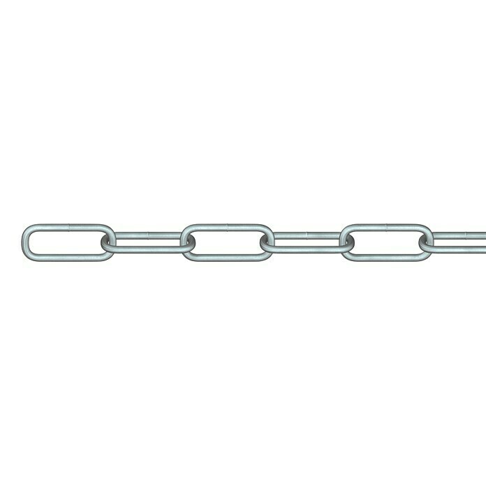 Stabilit Čelični lanac po metru (4 mm, Čelik, Vatrom pocinčano, C oblik)
