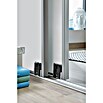 Optimum Schiebetür-Set (Weiß/Grau, 180 x 250 cm)
