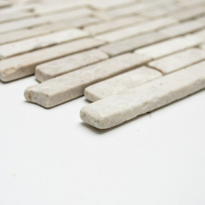 Mosaikfliese MOS BRICK 10530,5 x 30,5 cm, Beige, Matt Front View