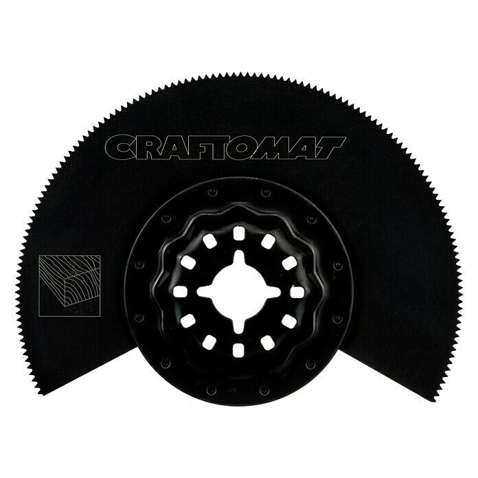 Craftomat Segmentsägeblatt (Durchmesser: 85 mm, Geeignet für: Holzwerkstoffe, STARLOCK-System)