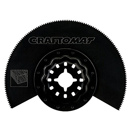 Craftomat Segmentsägeblatt (Durchmesser: 85 mm, Geeignet für: Holzwerkstoffe, STARLOCK-System)