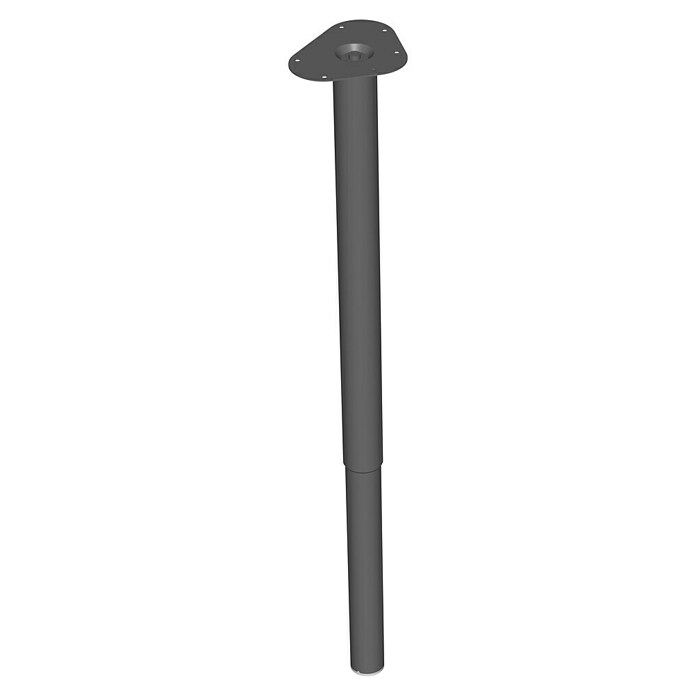 Element System Teleskop-Möbelfuß Expand (Durchmesser: 50 mm, Verstellbar: 600 - 900 mm, Schwarz)