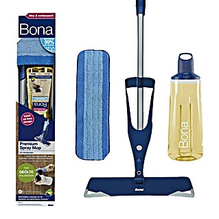 Bona Spray Mop für geölte Holzfußböden (1 x Spray Mop, 1 x nachfüllbare Kartusche mit 850 ml Reinigungsmittel, 1 x Microfaser-Reinigungspad)
