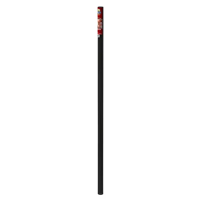 Easy Life Fiberglasrolle - L x B: 140 x 150 cm, Anthrazit - Eine lange, schwarze Insektenschutzgitter-Rolle mit roter Verpackung, freigestellt auf weißem Grund.