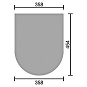 WC-Sitz Harmony/Mineral (Mit Absenkautomatik, Duroplast, Abnehmbar, Weiß)