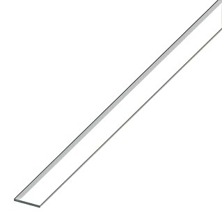 Kantoflex Flachstange (1.000 x 30 mm, Stärke: 2 mm, Aluminium, Chrom-Optik, Eloxiert)