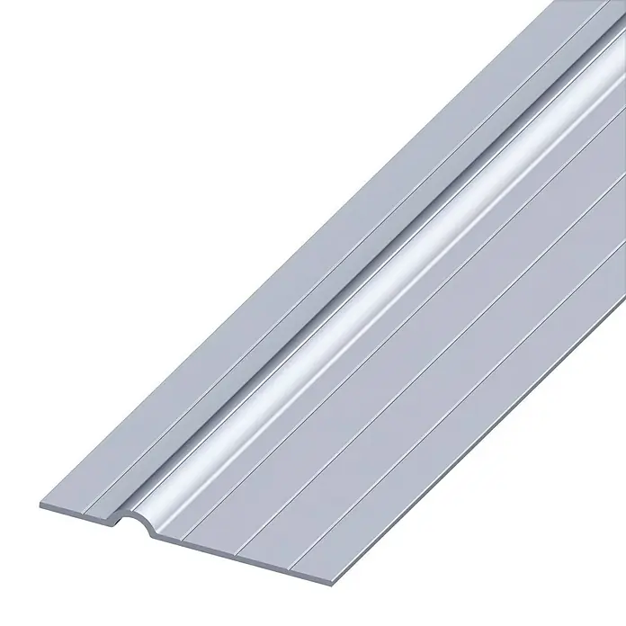 Kantoflex Rohrschelle1.000 x 65,5 x 11,5 mm, Aluminium, Unbehandelt, Bohr-Kennrille, Stärke: 1,5 mm