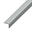 Kantoflex Winkelprofil (1.000 x 10 x 20 mm, Aluminium, Eloxiert, Edelstahloptik, Stärke: 1 mm)