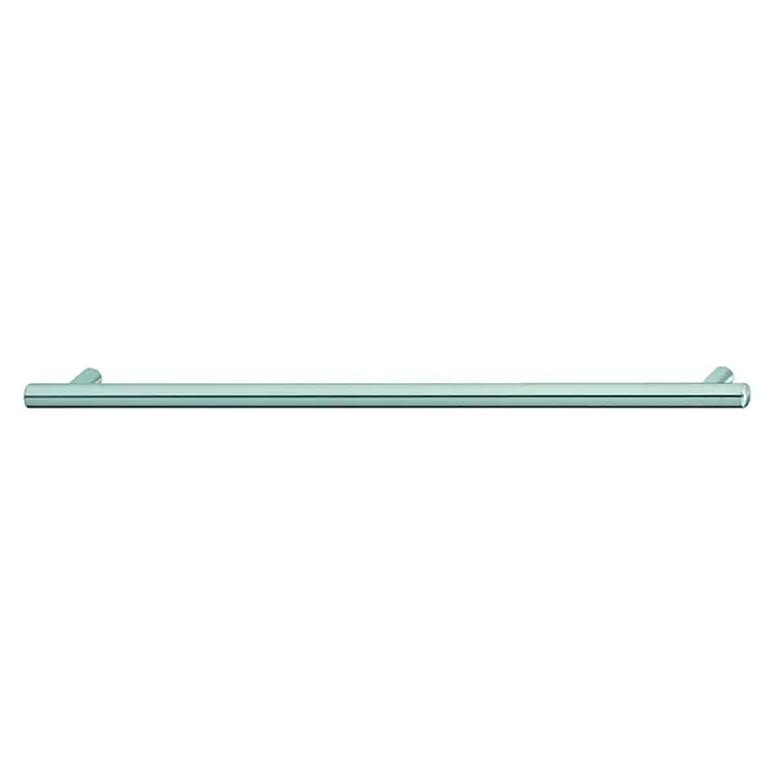 Häfele Tirador para muebles - Distancia entre orificios: 760 mm, 800 x 35 mm, Acero inoxidable - Una barra de toalla metálica brillante, ideal para cualquier baño. La barra moderna ofrece un almacenamiento práctico.