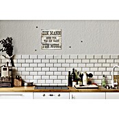 Komar Dekosticker (Ein Mann muss..., Braun/Beige, 70 x 50 cm)