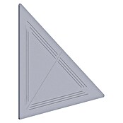 Kantoflex Knoopplaat (60 x 60 mm, Aluminium, Oppervlak: Blank)
