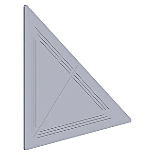 Kantoflex Knotenblech (60 x 60 mm, Aluminium, Oberfläche: Blank)